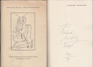 gebrauchtes Buch – Müller, Rolf Felix (Illustrator) und Barbara Oehme – Rolf Felix Müller : Arbeit für das Buch ; [Ausstellung vom 29. Oktober bis 12. März 1989]. Staatl. Museum Schloss Burgk, Pirckheimer-Kabinett. [Katalog: Rolf F. Müller ; Barbara Oehme] / Pirckheimer-Kabinett (Burgk): Katalog ; 29