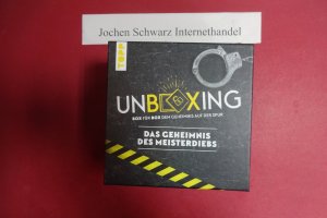 gebrauchtes Spiel – Pieper, Hans und Max Knoblich – Unboxing - Das Geheimnis des Meisterdiebs: Box für Box dem Geheimnis auf der Spur: Escape Room Rätsel-Spiel - ab 10 Jahren - für 1-4 Spieler - Schwierigkeit: Mittel - mit Hörspiel