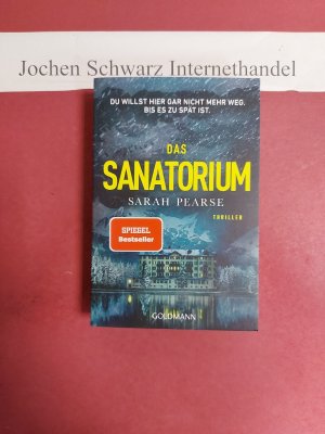 gebrauchtes Buch – Pearse, Sarah und Ivana MarinoviÄ‡ – Das Sanatorium Ein Fall für Elin Warner ; 1