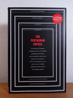 The Pentagram Papers. A Collection of 36 Papers containing curious, entertaining, stimulating, provocative, and occasionally controversial Points of View that have come to the Attention of, or in some Cases are actually originated by, the Partners of Pentagram Design