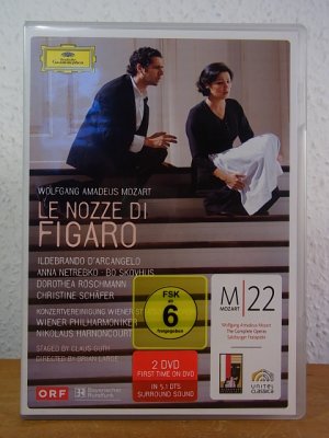 gebrauchter Film – Guth, Claus – Wolfgang Amadeuz Mozart. Le Nozze di Figaro. Recording Salzburg, Haus für Mozart, 22 - 26 Juli 2006. 2 DVDs [Wiener Philharmoniker, Nikolaus Harnoncourt]