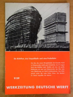 antiquarisches Buch – Deutsche Werft - DW  – Werkzeitung Deutsche Werft - DW. Heft 9, 1959