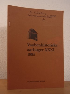 Vaabenhistoriske aarbøger XXXI 1985