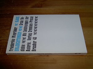 Blaue Erleuchtungen. Erste Gedichte. Mit Zeichnungen der Autorin. (NUMERIERTES EXEMPLAR, SIGNIERT / = Eremiten-Pressse, BROSCHUR, Band 43).