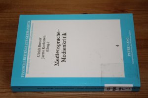 Mediensprache - Medienkritik. (= Finnische Beiträge zur Germanistik, Band 4).