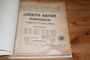 Symphonien. Arrangement für Pianoforte zu 2 [zwei] Händen. Neue Ausgabe. Symphonie Nr. 1-12 in einem Band.