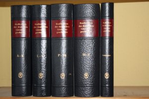 Reallexikon der Deutschen Literaturgeschichte. Begründet von Paul Merker und Wolfgang Stammler. 5 Bände (1-4: A-Z. 5: Sachregister.).