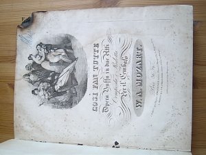 COSÍ FAN TUTTE. Opera Buffa in due Atti. Composta e Ridotta per il Cembalo DA W. A. Mozart. (PN: 17).