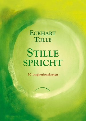 gebrauchtes Buch – Eckhart Tolle – Stille spricht: 50 Inspirationskarten mit Box - VA 1167 - 302g