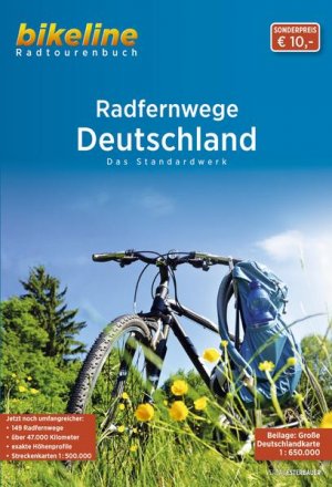 gebrauchtes Buch – Verlag Esterbauer – RadFernWege Deutschland: Das Standardwerk (Bikeline Radtourenbücher) - FH 8197 - 638g