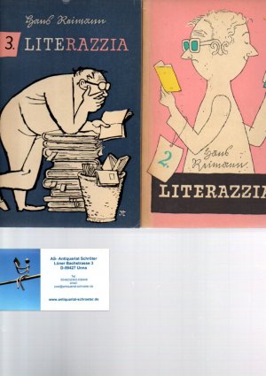 Literazzia. Ein Streifzug durchs Dickicht der Bücher. 10 Bände. Vorhanden Band 1, 2, 3, 4, 5, 6, 7, 8, 9, 10.