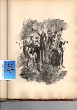 Träume von Gottfried Keller. Mit 6 Steinzeichnungen von Torsten Hecht. Herausgegeben von Conrad Höfer. Mit handschriftlichem Brief des Herausgebers.