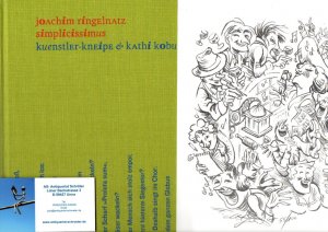 simplicissimus. kuenstler-kneipe & kathi kobus. [Vorzugsausgabe]. Mit 8 farbigen Illustrationen und zwei Originallithographien von Florian Mitgutsch.