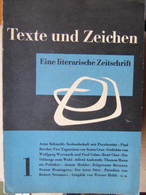 Texte und Zeichen. Eine literarische Zeitschrift. 16 Hefte. Komplett.