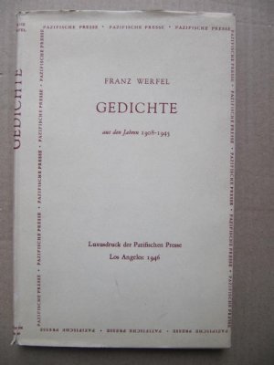 Gedichte aus den Jahren 1908 - 1945.