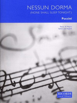 neues Buch – Giacomo Puccini – Nessun dorma F major neues Buch – Giacomo Puccini – Nessun dorma F major