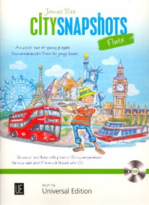 neues Buch – James Rae – City Snapshots (+CD)