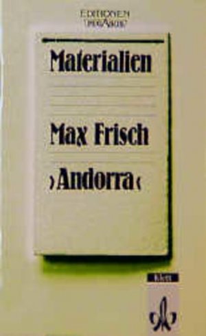 gebrauchtes Buch – Frisch, Max und Eberhard Hermes – Andorra, Materialien