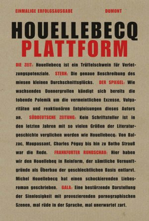 gebrauchtes Buch – Houellebecq, Michel und Uli Wittmann – Plattform