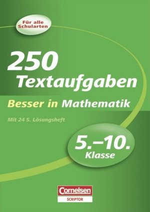 gebrauchtes Buch – Jochen Kreusch – Besser in der Sekundarstufe I - Mathematik: 5.-10. Schuljahr - 250 Textaufgaben: Übungsbuch mit separatem Lösungsheft (24 S.)