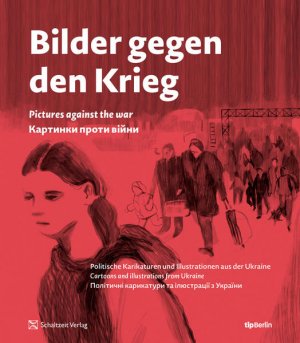 gebrauchtes Buch – Pictoric – Bilder gegen den Krieg. Politische Karikaturen und Illustrationen aus der Ukraine. Sprache: Deutsch, Englisch, Ukrainisch.