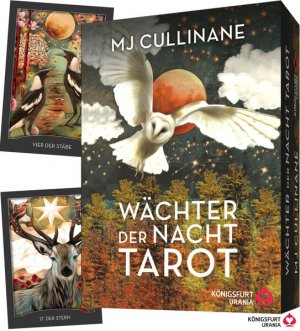 gebrauchtes Buch – MJ Cullinane – Wächter der Nacht Tarot. 78 Tarotkarten plus Buch.