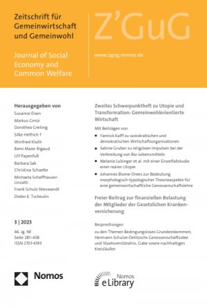 Zeitschrift für Gemeinwirtschaft und Gemeinwohl Z