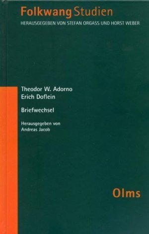 Theodor W. Adorno, Erich Doflein. Briefwechsel.