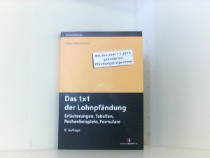 gebrauchtes Buch – Depre, Peter und Walter Bachmann – Das 1x1 der Lohnpfändung: Erläuterungen, Tabellen, Rechenbeispiele, Formulare