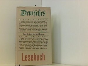 Stephan Hermlin: Deutsches Lesebuch - Von Luther bis Liebknecht