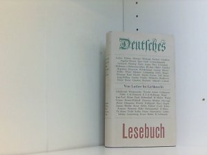 Stephan Hermlin: Deutsches Lesebuch - Von Luther bis Liebknecht