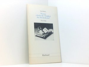 Warum erlaubt die Obrigkeit das Bücherlesen?. Eine Rede