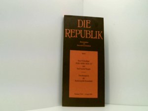 Tiere sehen dich an oder Das Potential Mengele.. In: Die Republik. Nummer 79 - 8. 4. April 1987. Herausgegeben von Petra und Uwe Nettelbeck.