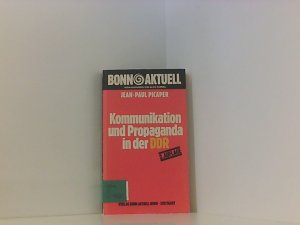 gebrauchtes Buch – Kommunikation und Propaganda in der DDR