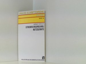 gebrauchtes Buch – Herbert Brosch – Stromversorgung / Netzgeräte