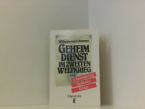 gebrauchtes Buch – Schramm Wilhelm – Geheimdienst im Zweiten Weltkrieg