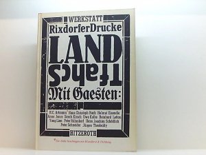 gebrauchtes Buch – Bremer, Uwe / Albert Schindehütte / Johannes Vennekamp / Arno Waldschmidt  – Landschaft mit Gästen hrsg. von Uwe Bremer ...