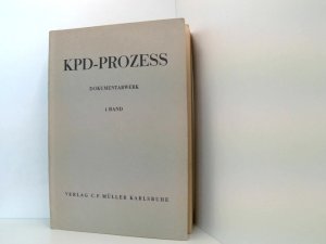 KPD-Prozess. Dokumentarwerk. Band 1.