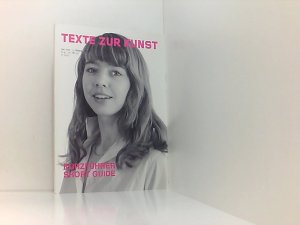 Texte zur Kunst. Heft 66