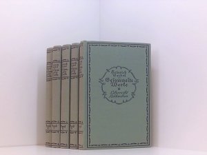 Heinrich Seidels Gesammelte Werke in 5 Baenden. Band 1: Leberecht Hühnchen, Band 2: Vorstadtgeschichten, Band 3: Heimatgeschichten, Band 4: Reinhard Flemmings […]