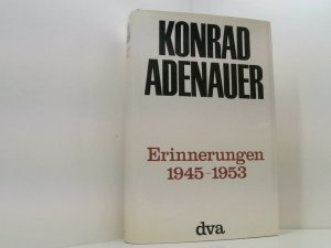 Erinnerungen. 1945-1953.