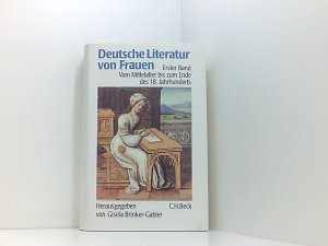 gebrauchtes Buch – gisela-brinker-gabler – Deutsche Literatur von Frauen, 2 Bde., Bd.1, Vom Mittelalter bis zum Ende des 18. Jahrhunderts