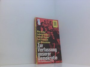 Zur Verfassung unserer Demokratie: Vier republikanische Reden 4 republikan. Reden