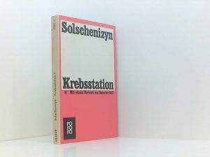 gebrauchtes Buch – Solschenizyn, Alexander – Krebsstation: Roman in zwei Büchern - Buch I Buch 1.