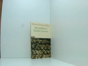 gebrauchtes Buch – Hubert Seelow – Materialien zu Halldór Laxness hrsg. von Hubert Seelow