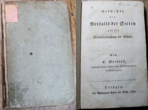 Geschichte des Verfalls der Sitten und der Staatsverfassung der Römer