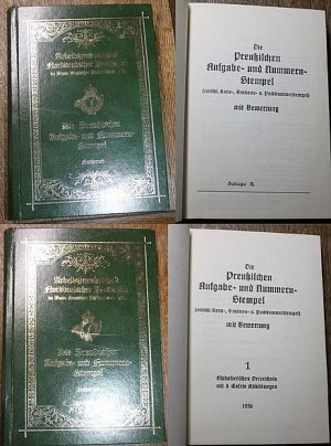 Die Preussischen Aufgabe- und Nummernstempel (einschl. Kurs-, Stations- u. Packkammerstempel) mit Bewertung