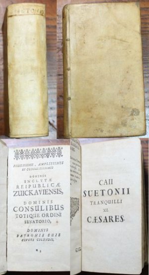 Vortitel: Suetoni Transquilli historiam..atque commentatus ..Daniel Hartnaccius. (Caji Suetonii Tranquilli Cæsarum XII. vitæ & alia quæ extant, cum M. […]