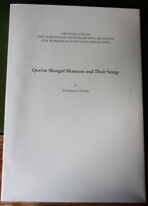 Qorcin Mongol Shamans and Their Songs