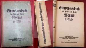 Einwohnerbuch für Stadt und Kreis Worms 1929/30